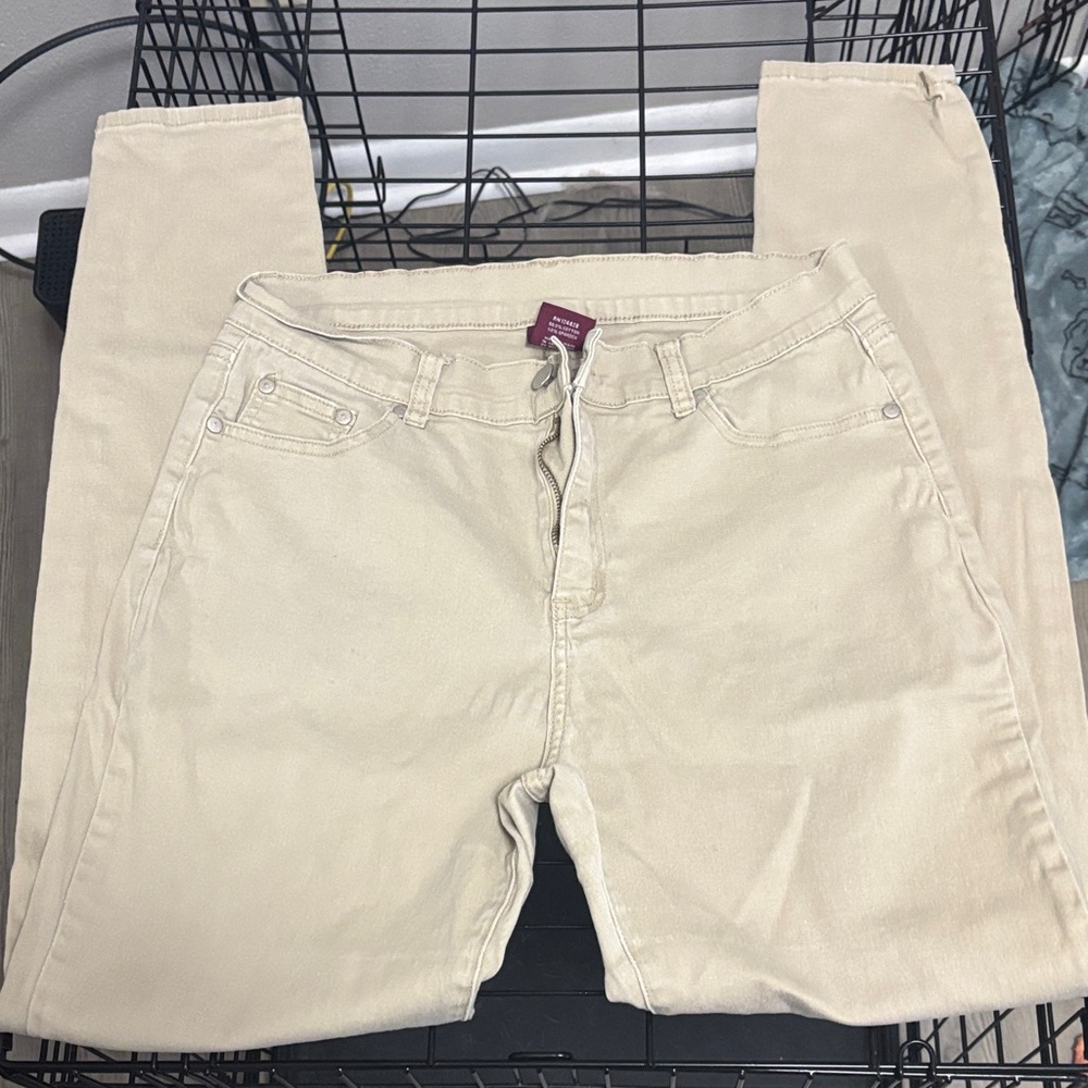 Women's Beige Jeans